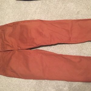 cropped banana republic chino pants